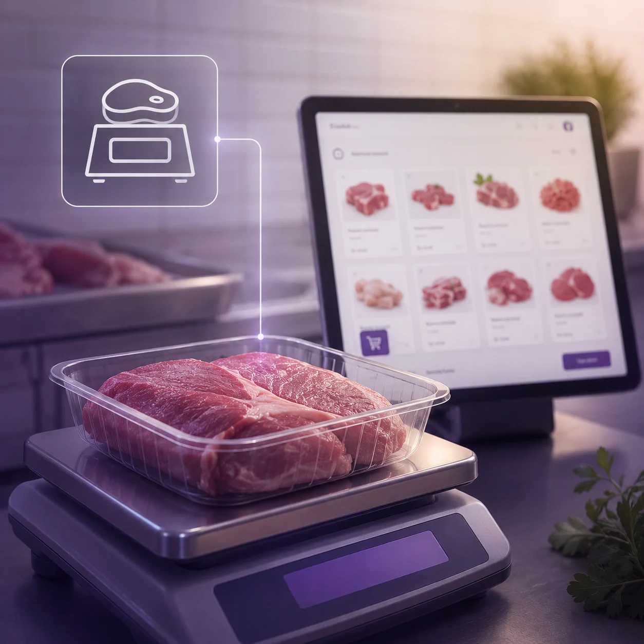 Precise pricing by product weight